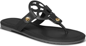 Womens Flip Flops Summmer Sandals for Women 2025 Dressy Beach Sandals Flats Cute Leather Waterproof Slip on