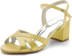 Women's Open Toe Mules Sandals Flip Flops Slip On Chunky Block High Heel Fashion Wedding Dress Slipper Slide