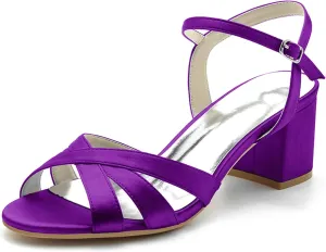 Women's Open Toe Mules Sandals Flip Flops Slip On Chunky Block High Heel Fashion Wedding Dress Slipper Slide