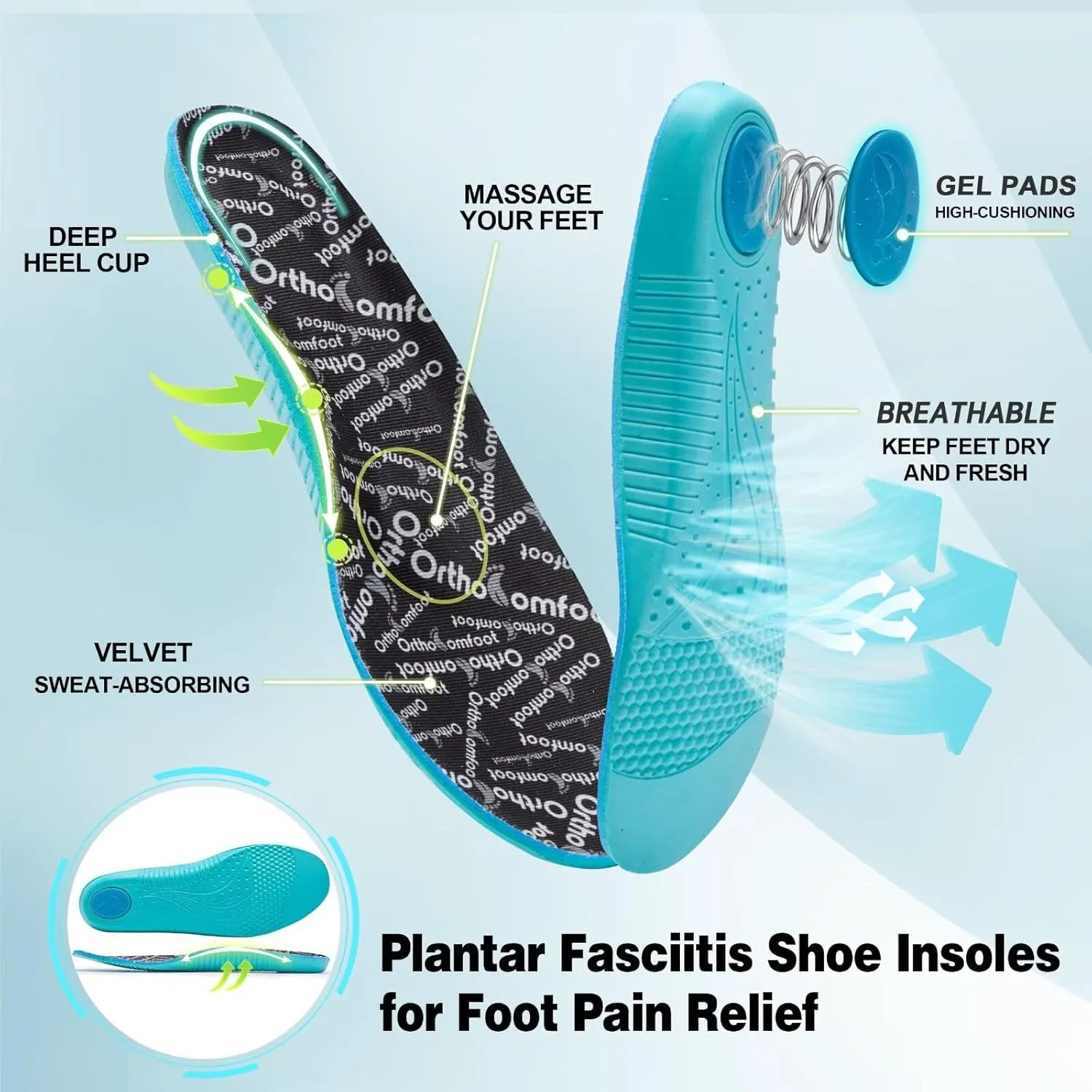 Women's Orthopedic Mid Trekking Hiking Boots: Comfortable Plantar Fasciitis Ankle Support Workout Walking Running Shoes, Orthotic Work Sport Cross Training Trail Sneakers for Feet and Heel Pain Relief