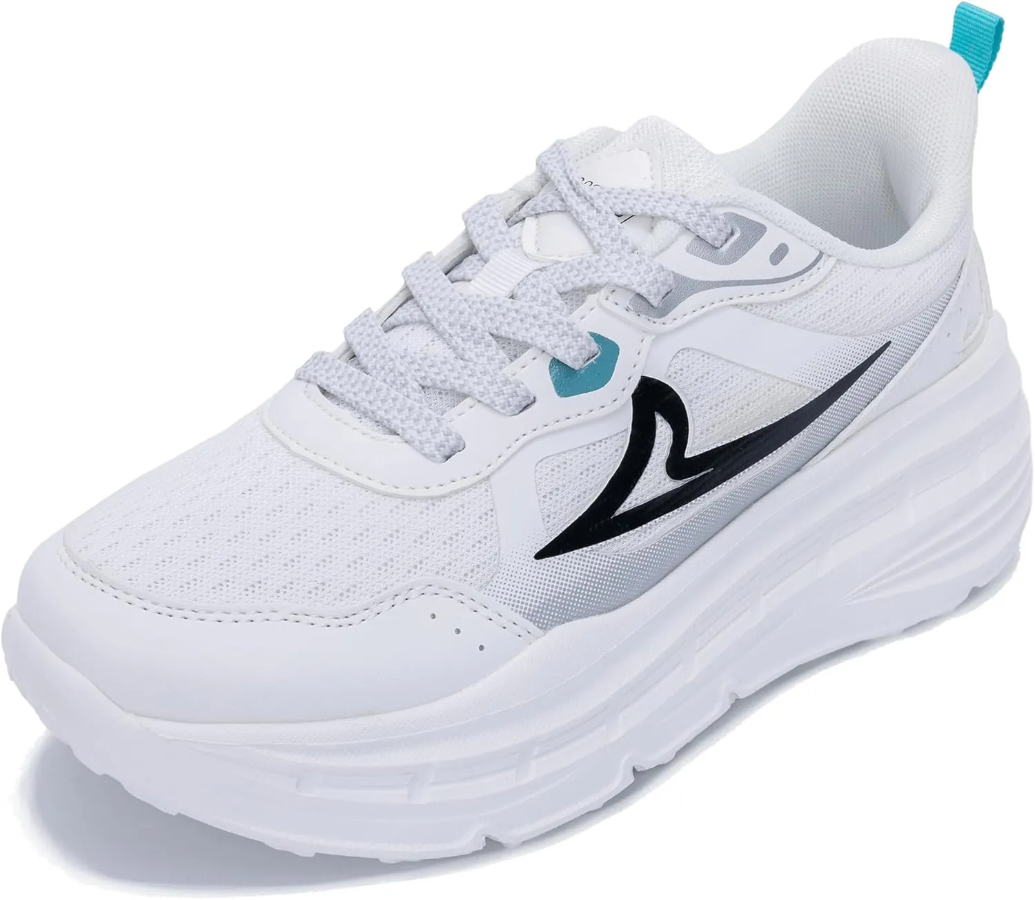 Womens Platform Shoes Fashion Chunky Sneakers Comfortable Casual Wide Width Walking Tennis Shoes