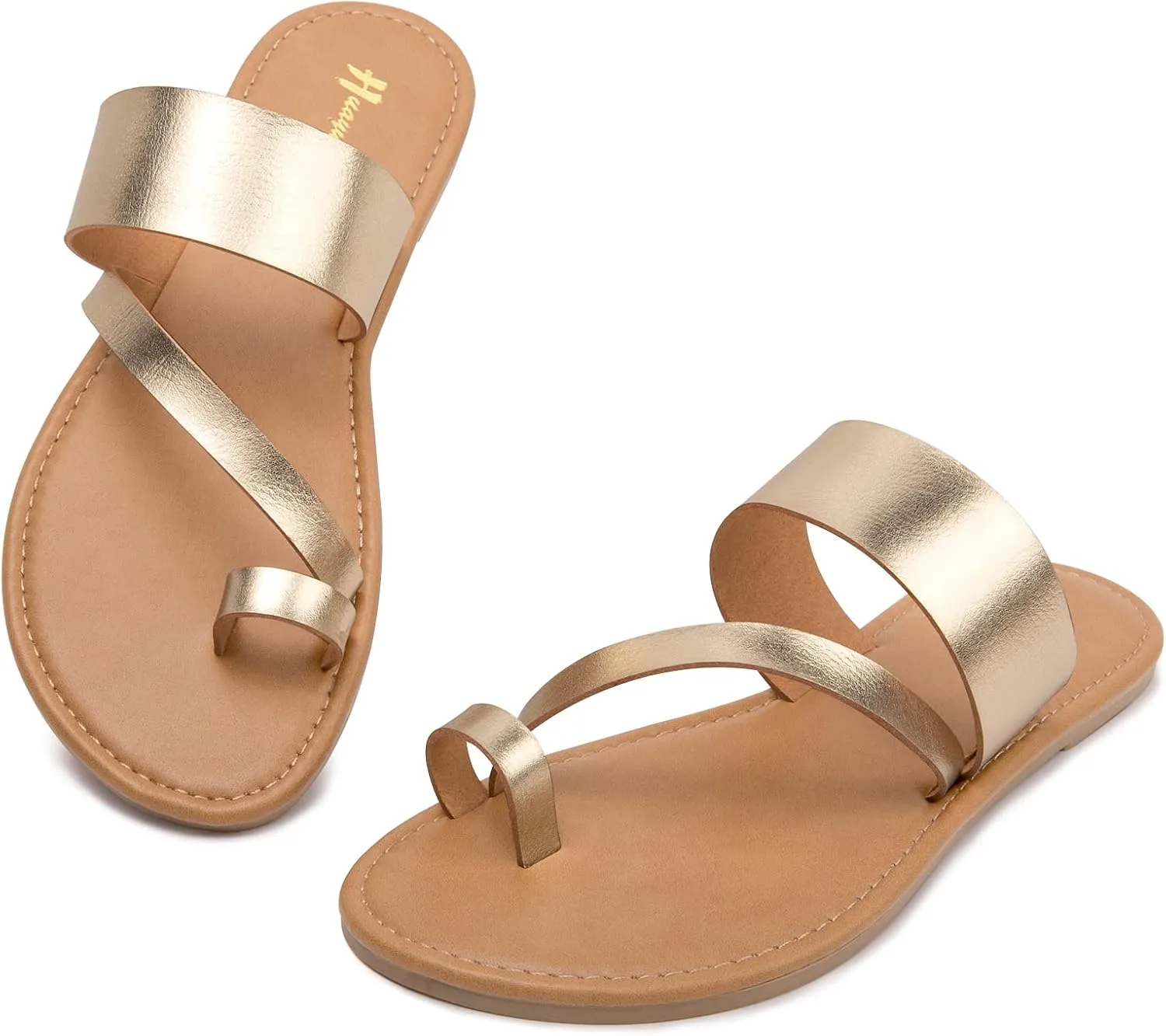 Women's Slide Sandals Slip On Flat Flip Flop Thong Casual Summer