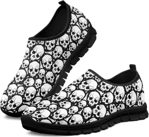 Women's Sneakers Casual Low Top Walking Sneaker Flat Outdoor Breathable Slip On Soft Holiday Shoes for Women