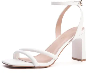 Womens Strappy Heeled Sandals Square Open Toe Chunky High Heels Strappy Ankle Buckle Pump Sandals Sexy Dress Party Shoes