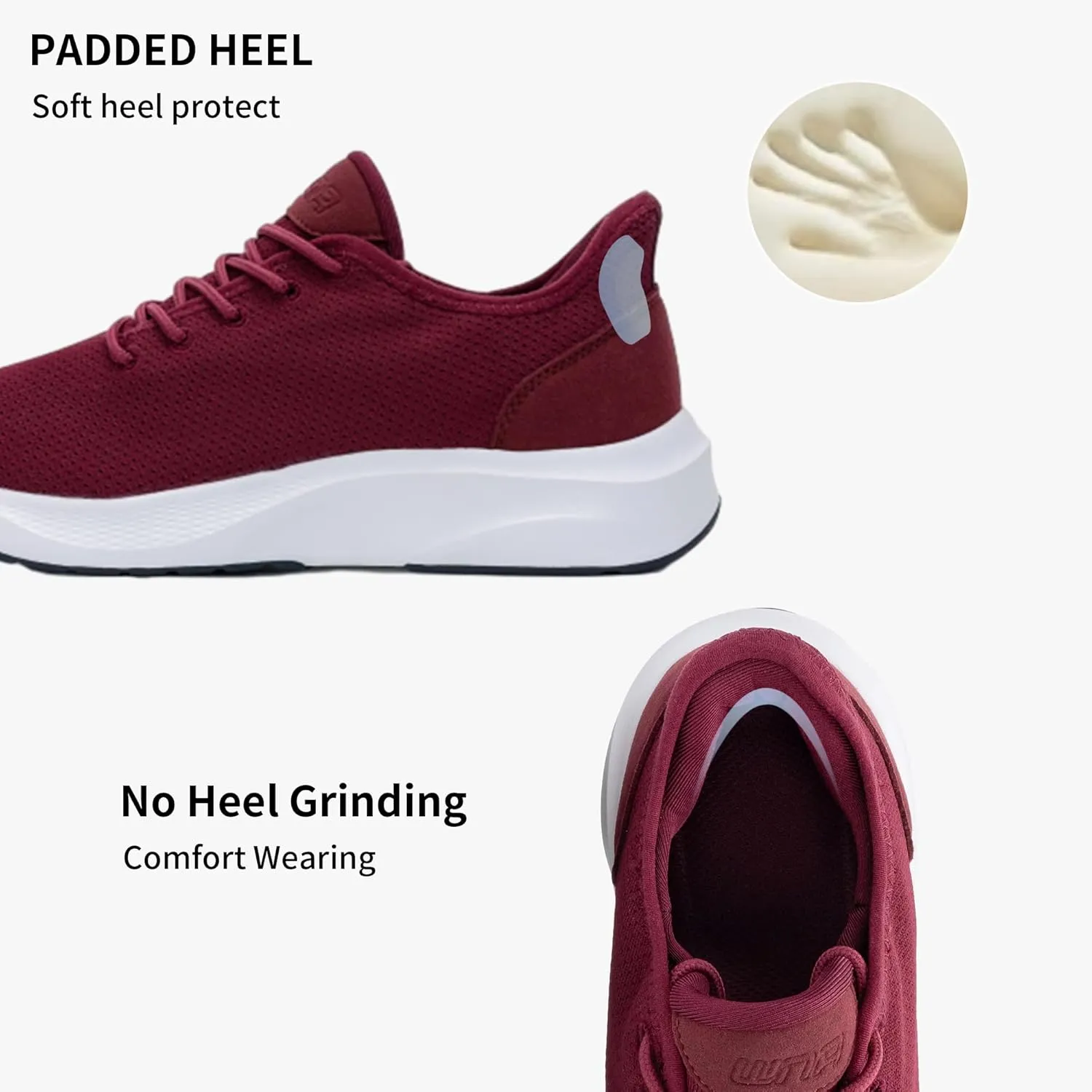 Women's Tennis Shoes,Comfortable Breathable Knit Slip On Sneakers, Convenient Shoes for Everyday and Travel
