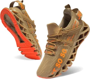 WONESION Mens Breathable Walking Tennis Running Shoes Blade Fashion Sneakers