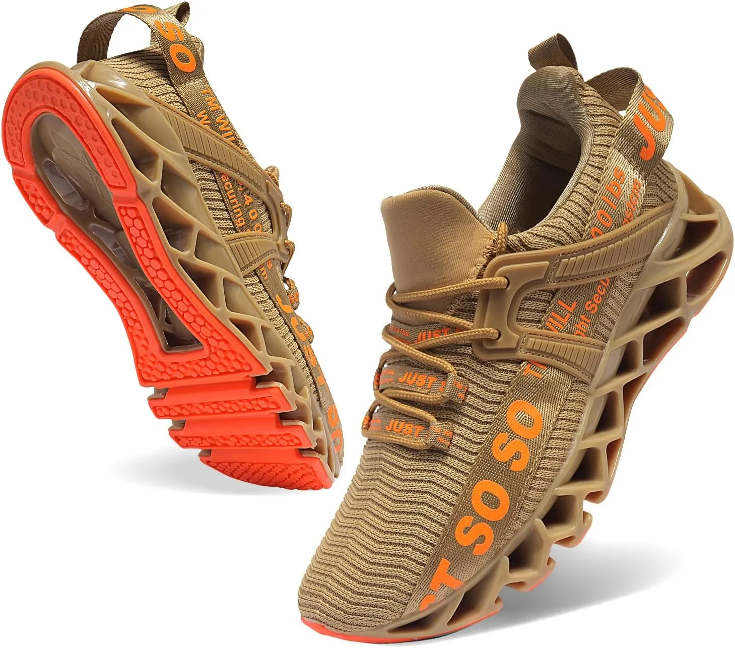 WONESION Mens Breathable Walking Tennis Running Shoes Blade Fashion Sneakers