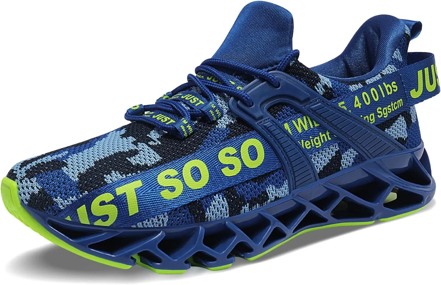 WONESION Mens Breathable Walking Tennis Running Shoes Blade Fashion Sneakers