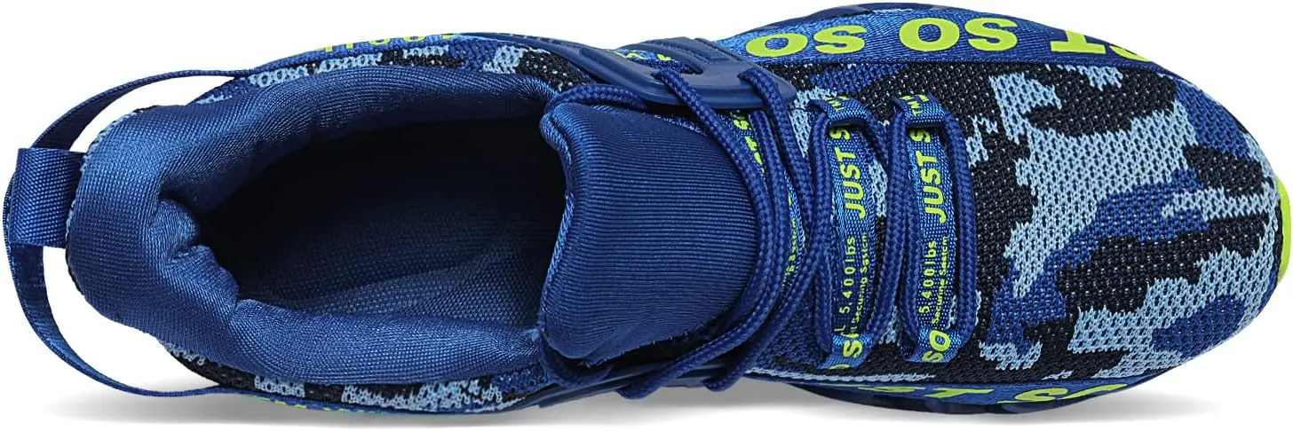 WONESION Mens Breathable Walking Tennis Running Shoes Blade Fashion Sneakers