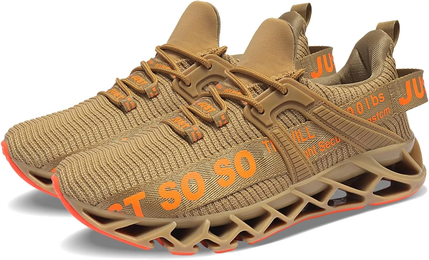 WONESION Mens Breathable Walking Tennis Running Shoes Blade Fashion Sneakers