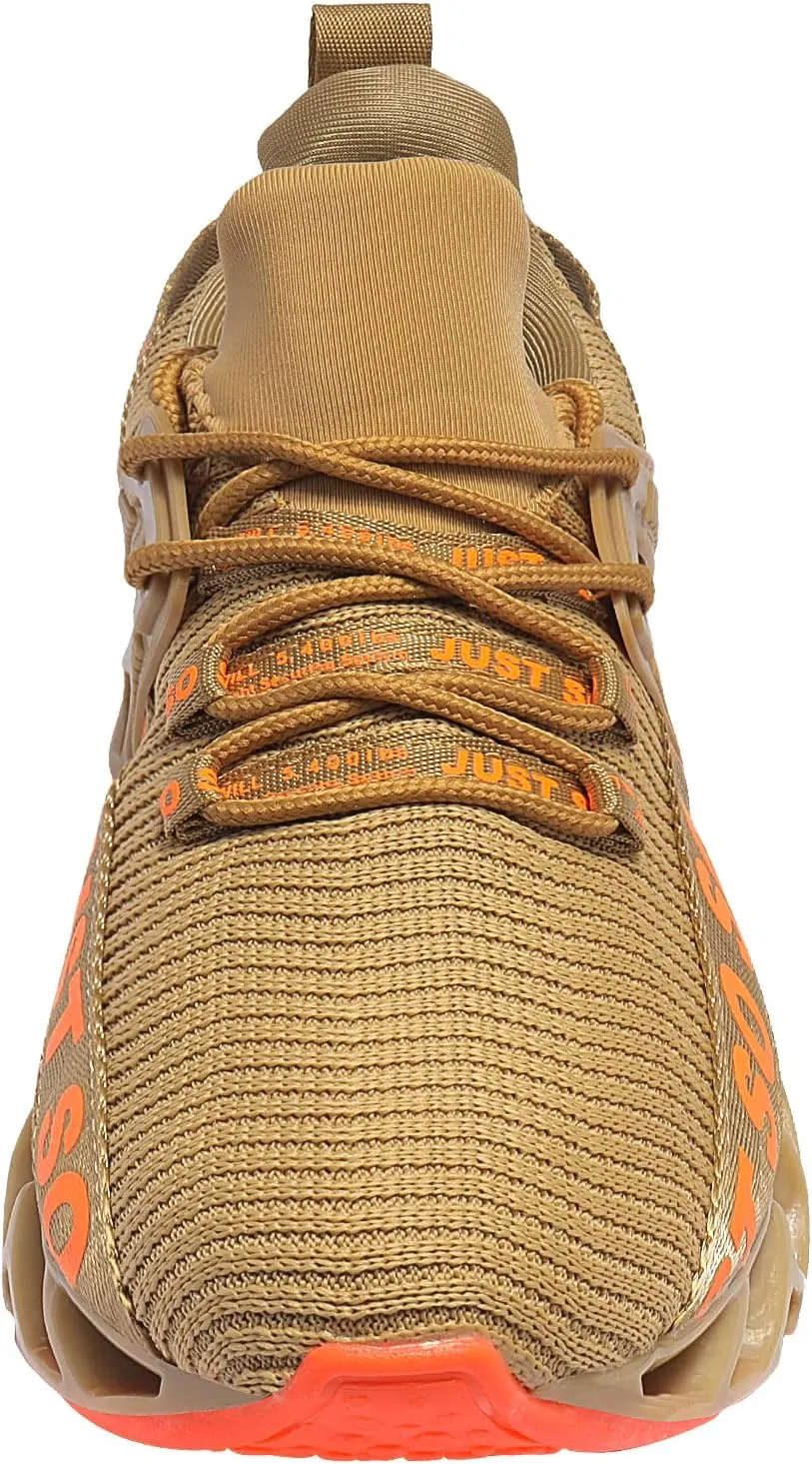 WONESION Mens Breathable Walking Tennis Running Shoes Blade Fashion Sneakers