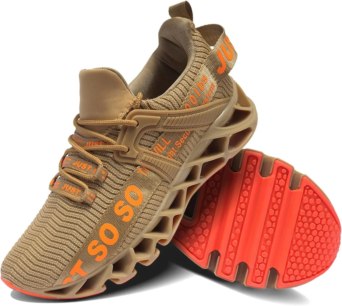 WONESION Mens Breathable Walking Tennis Running Shoes Blade Fashion Sneakers