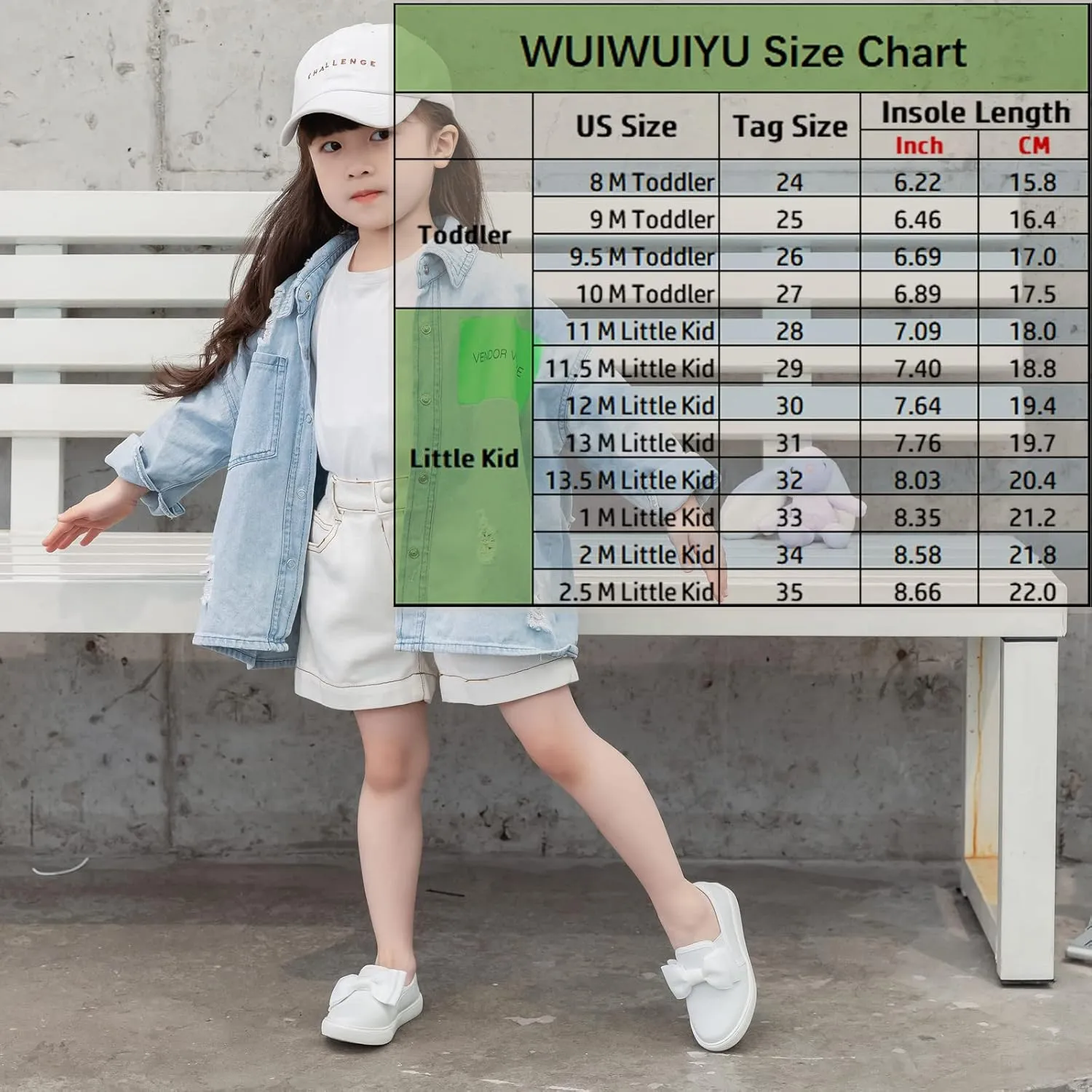 WUIWUIYU Girls Toddlers School Uniform Shoes Loafers Sneakers Slip on Bow Sparkly Walking Casual Glitter Shoe Flats