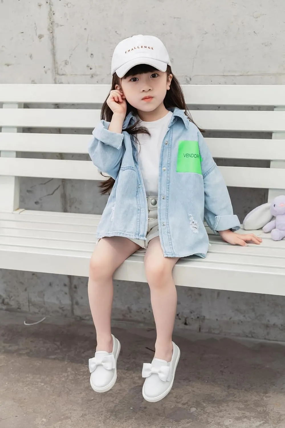 WUIWUIYU Girls Toddlers School Uniform Shoes Loafers Sneakers Slip on Bow Sparkly Walking Casual Glitter Shoe Flats