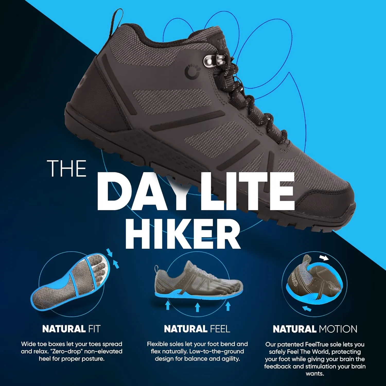 Xero Shoes Women's Daylite Barefoot Hiking Boot