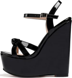 YODEKS Women's Platform Wedges|High Heel Wedge Sandals|Ankle Strap Open Toe Platform Heels