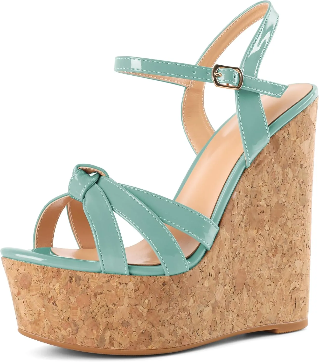 YODEKS Women's Platform Wedges|High Heel Wedge Sandals|Ankle Strap Open Toe Platform Heels