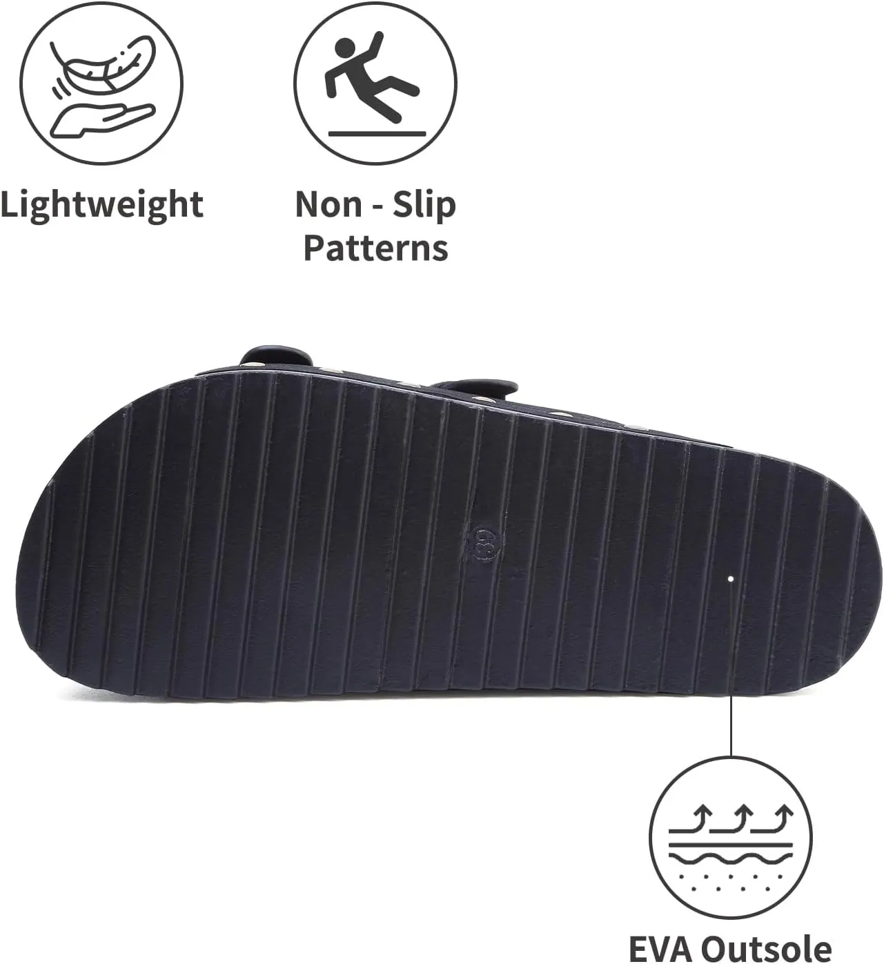 ziitop Womens Sandals Platform Sandals Women Comfortable Beach Essentials Memory Foam Slides for Women